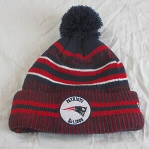 '47 Navy New England Patriots Beanie Winter Hat NFL Blue Red White